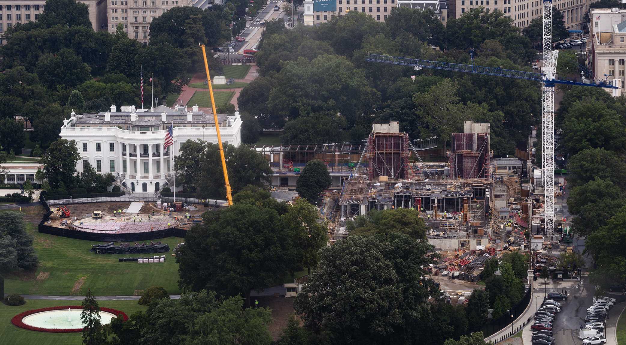 wmtw.com - White House ballroom construction ordered to stop, appeals court rules