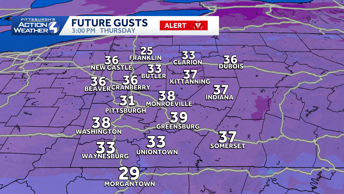 Severe Weather Alert Day: Morning storms, windy all day long