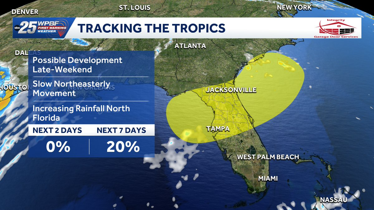 Area of low pressure has chance of forming in the northeastern Gulf