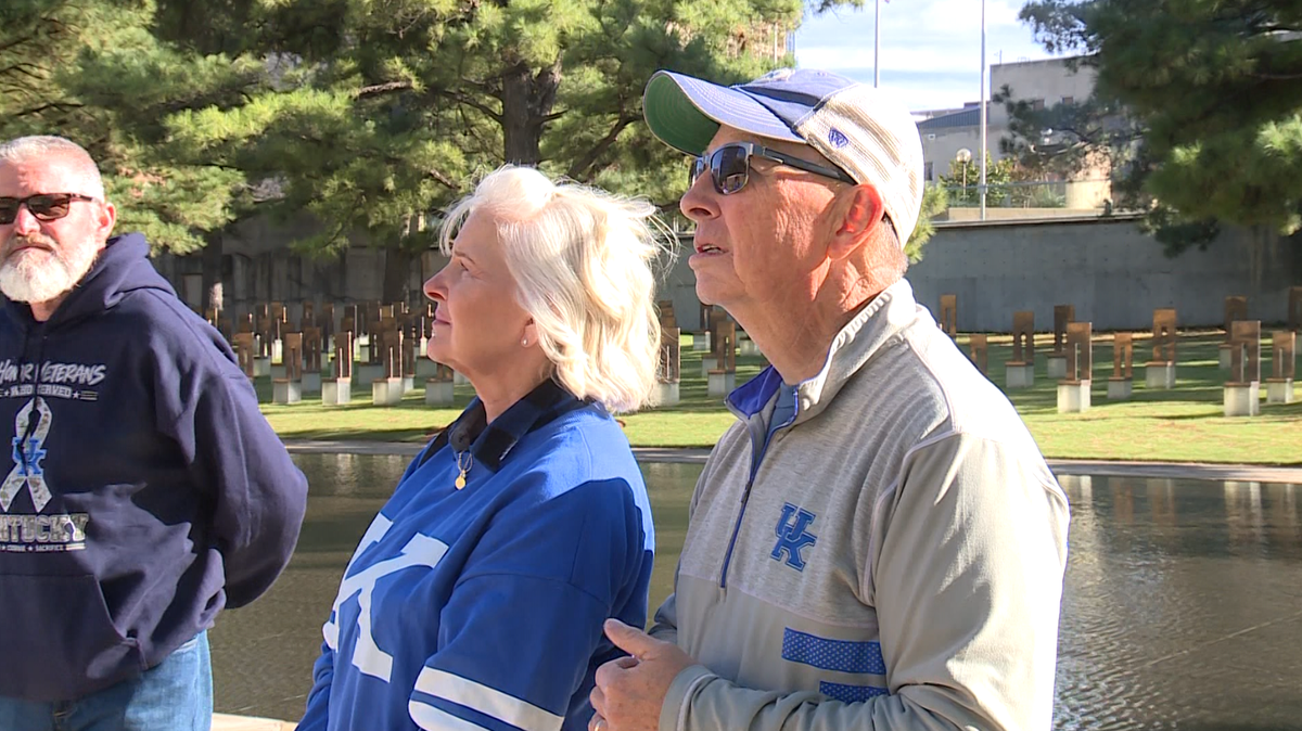 Kentucky fans visit Oklahoma City National Memorial & Museum ahead of OU matchup