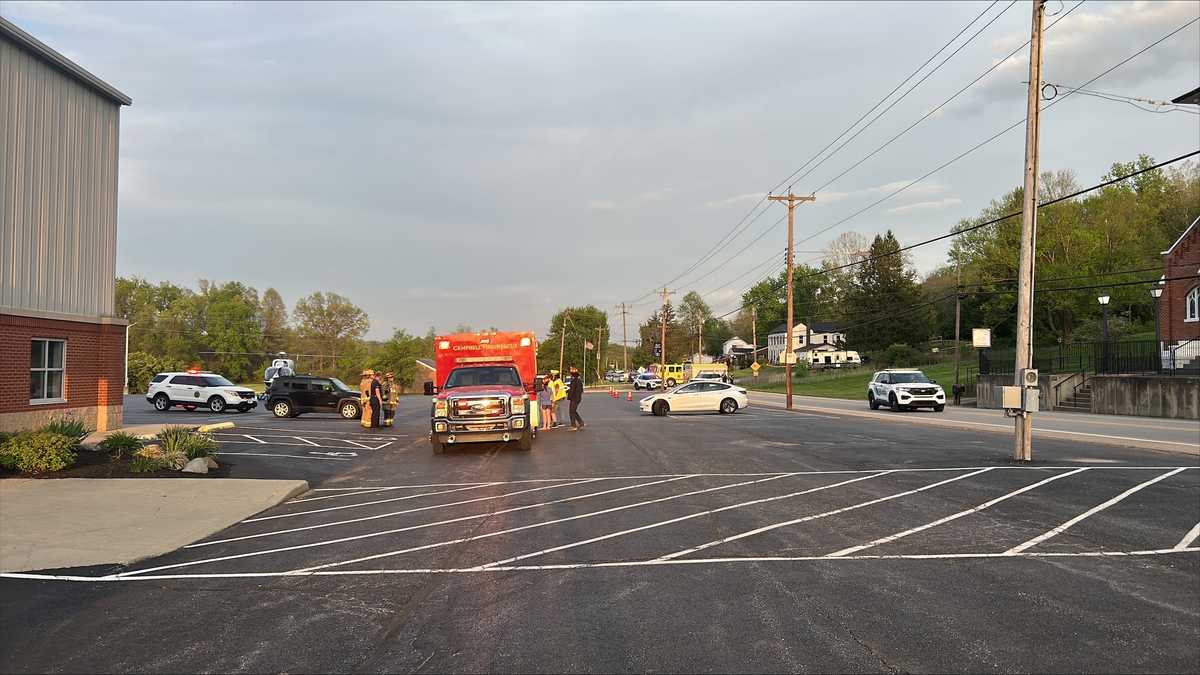 1 flown to hospital after crash involving motorcycle in Campbell County