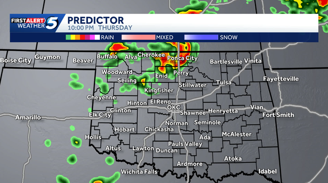Oklahoma Weather Forecast: Alert day, severe storm risk late