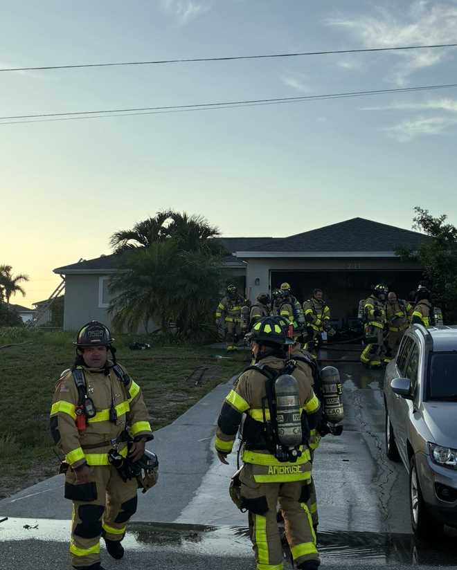 CCFD garage fire