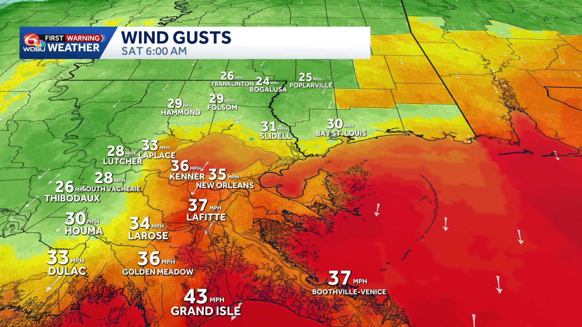 Louisiana weather forecast: Cold front returns this weekend - WDSU