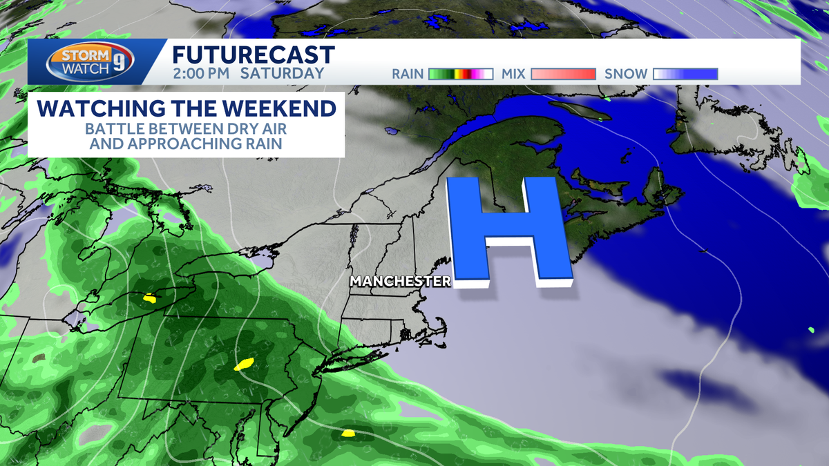 Some dry hours, shower chances for Memorial Day weekend in New Hampshire