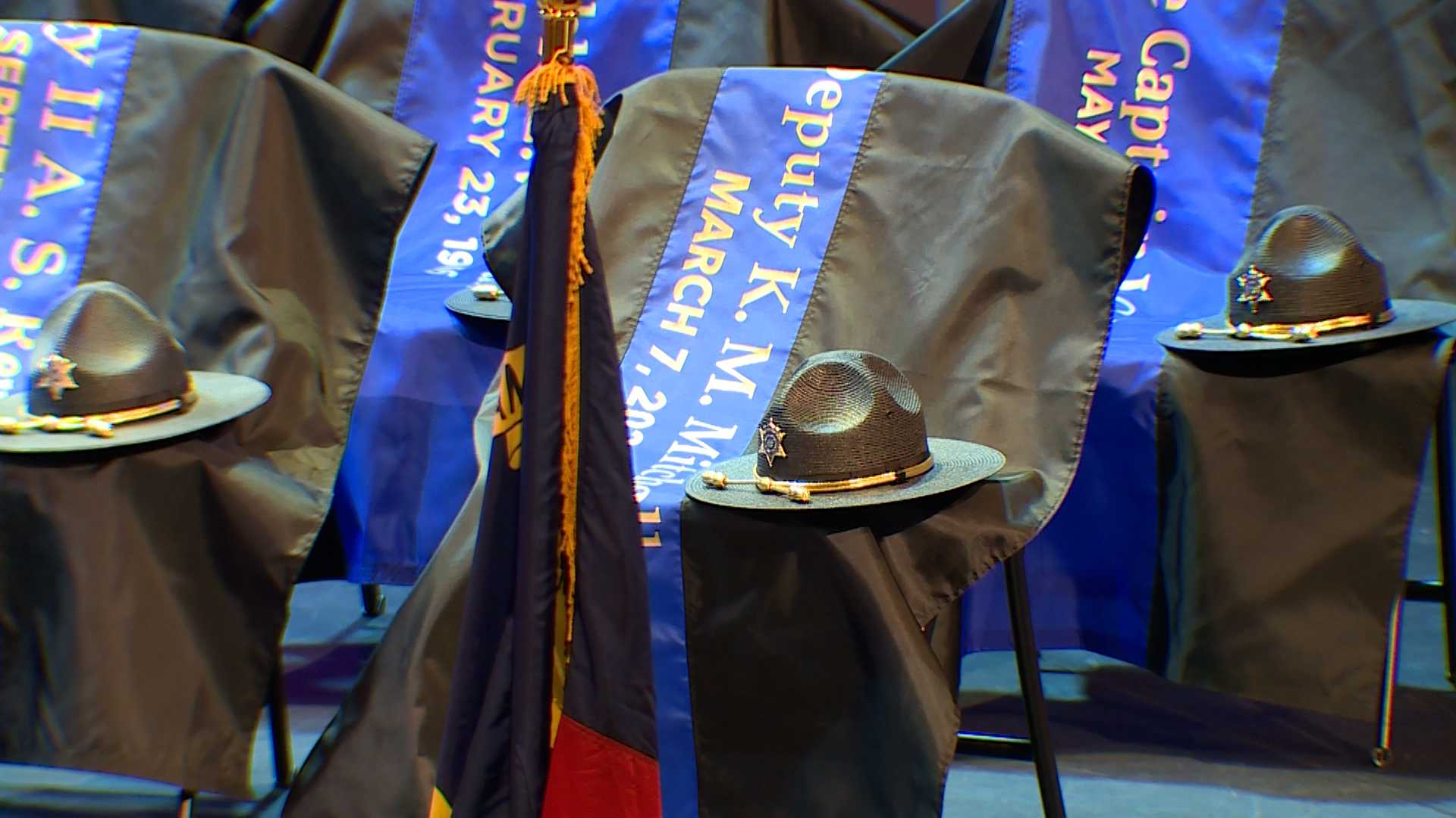 Deputy Kaleb Mitchell honored during Forsyth County Law Enforcement Memorial Service