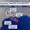 NHC now issuing advisories on developing tropical storm in north Gulf