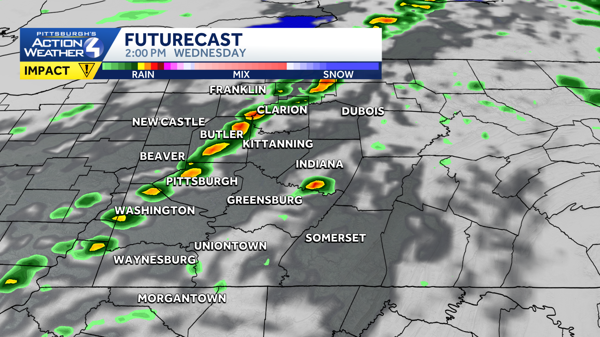 Western PA: Impact Day Wednesday, Summer temps are coming