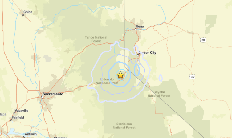 3.7-magnitude earthquake hits near South Lake Tahoe, USGS says