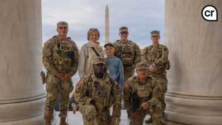 Mississippi National Guard medic helps injured bystander after DC shooting