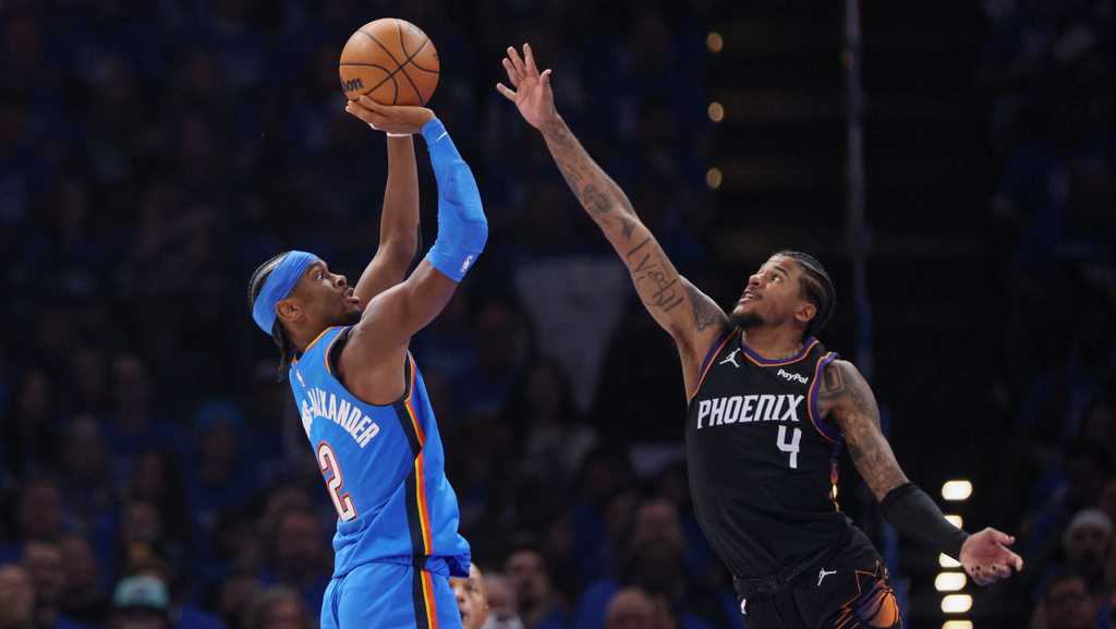 OKC Thunder win Game 1 of NBA playoff series against Phoenix Suns