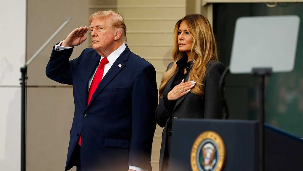 Breaking News:LIVE: Trump commemorates 25th anniversary of 9/11 attacks at the Pentagon