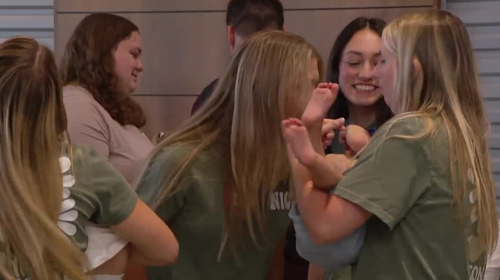 Former MercyOne NICU patients reunite with staff who cared for them during their hospital stay