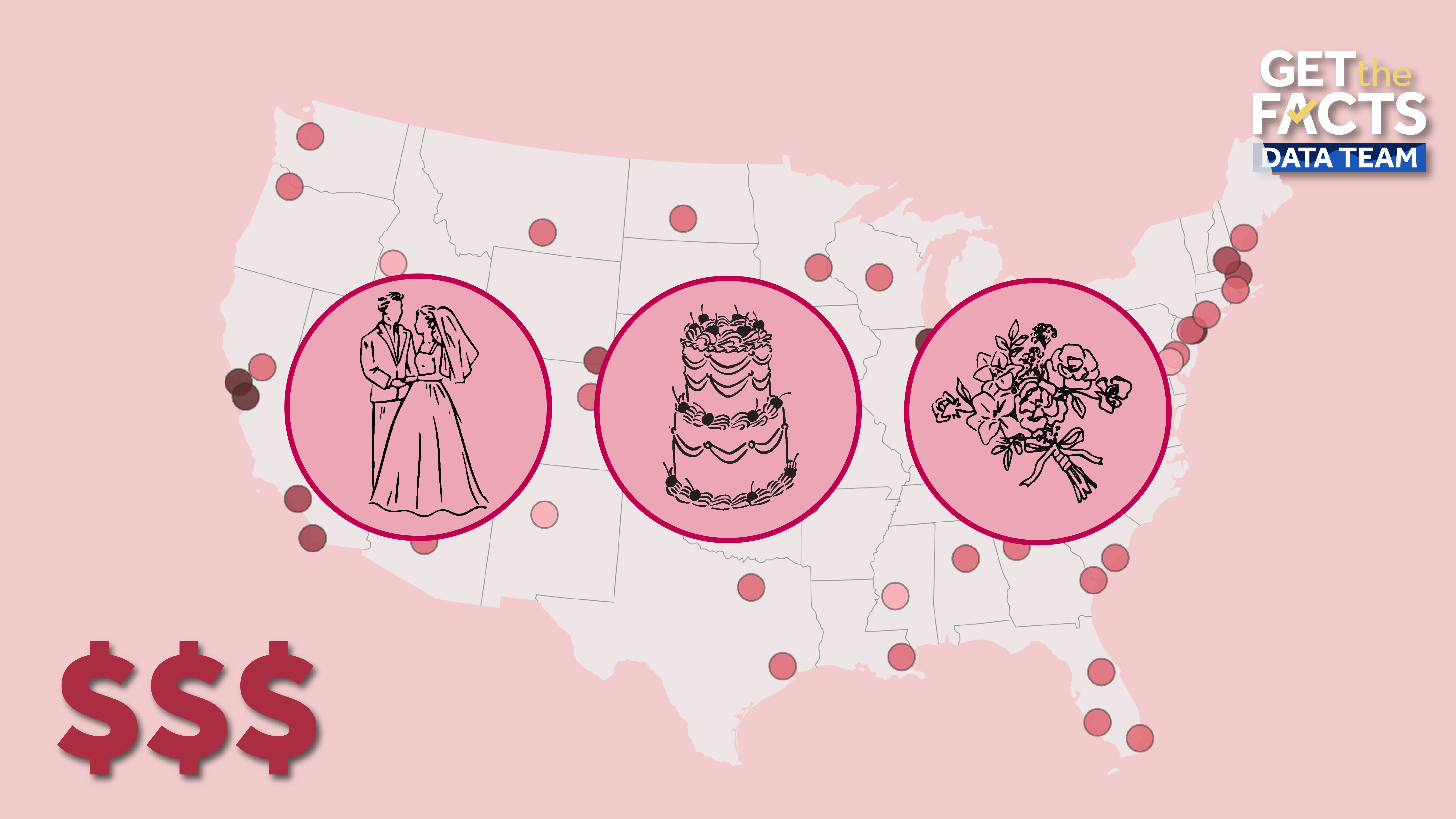 The average wedding costs $36,000. They cost the most in these 10 US cities