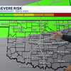 TIMELINE: Storms with a threat of damaging 70 mph wind possible in Oklahoma