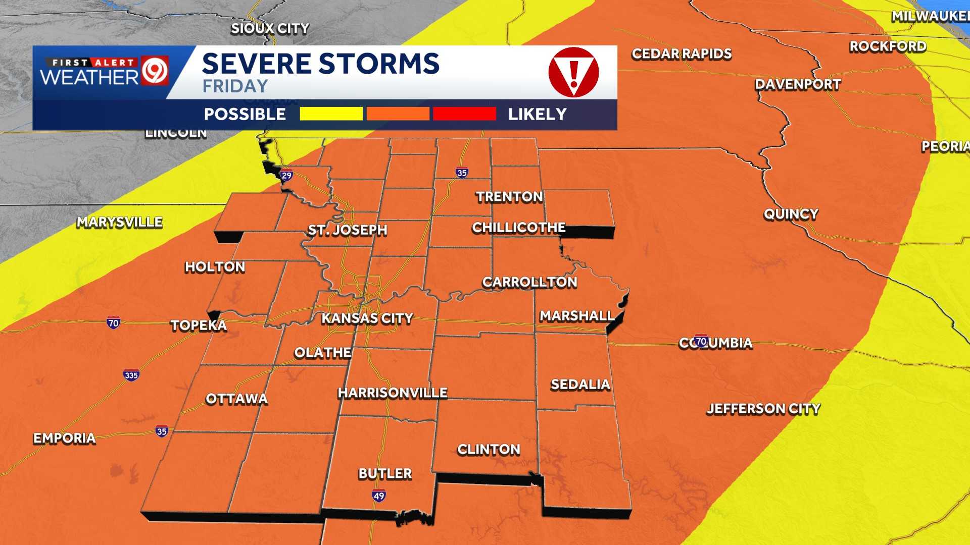 Weather: Kansas City could see strong severe thunderstorms Friday - KMBC