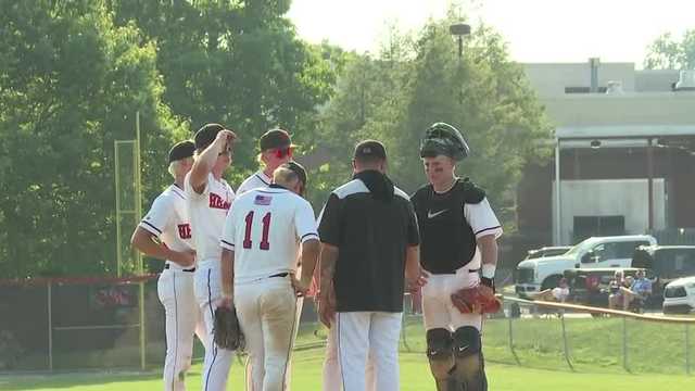 Hempfield defeats Cedar Cliff in the district baseball quarterfinals 8-3