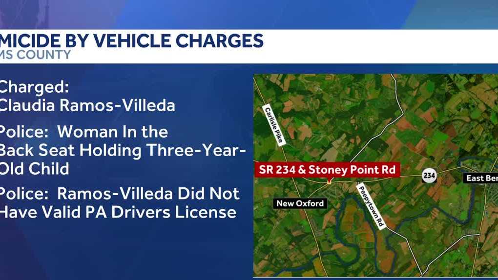 Adams County woman charged in crash that killed 3-year-old
