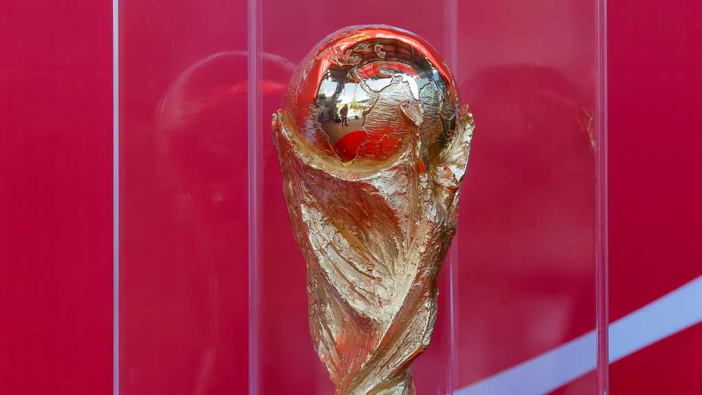 FIFA World Cup Trophy makes tour stop in Massachusetts