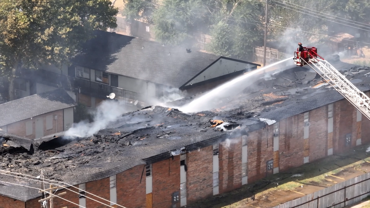 One person taken into custody after northwest OKC apartment fire deemed suspicious