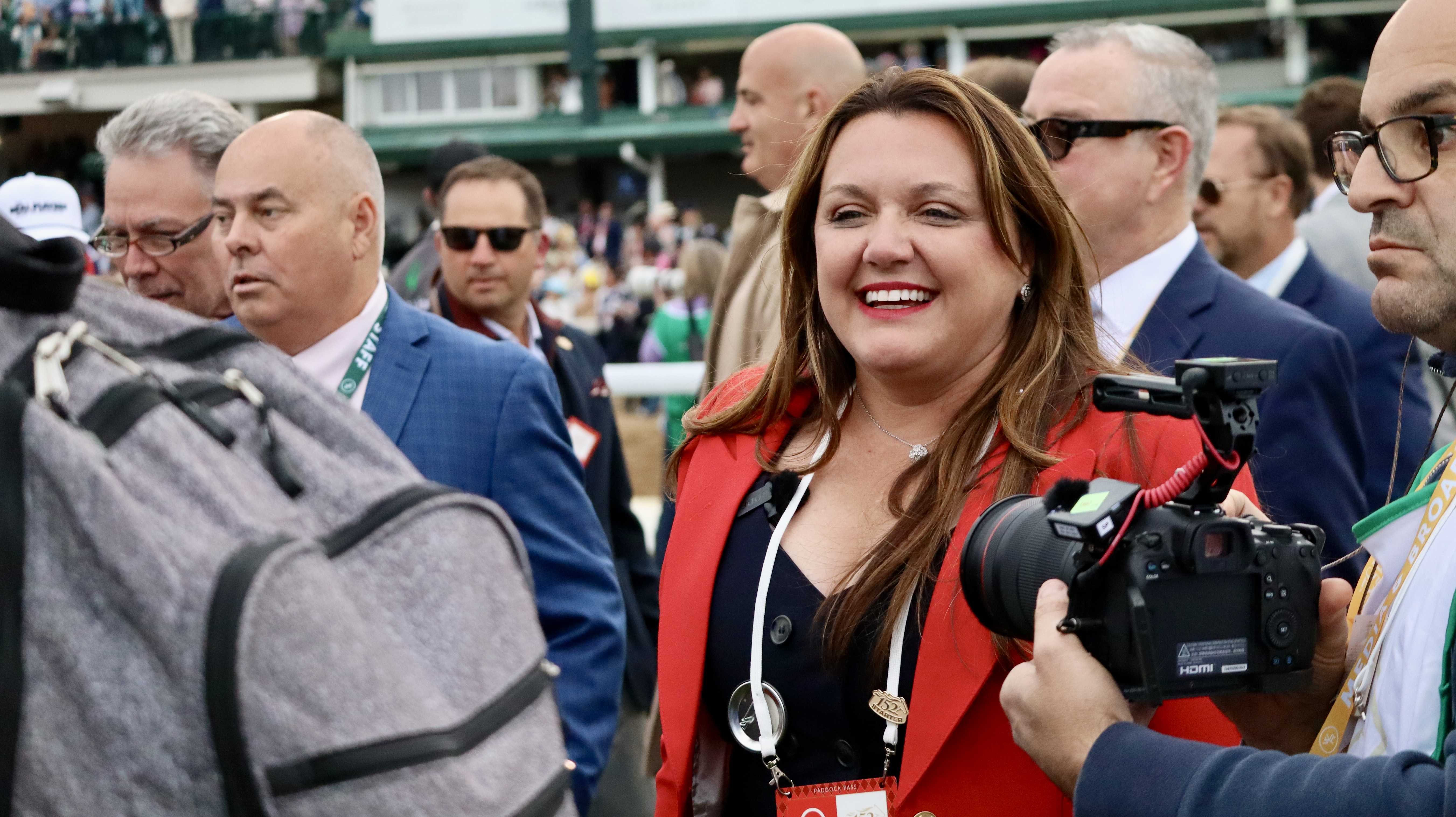 Cherie DeVaux becomes the first female trainer to win the Kentucky Derby