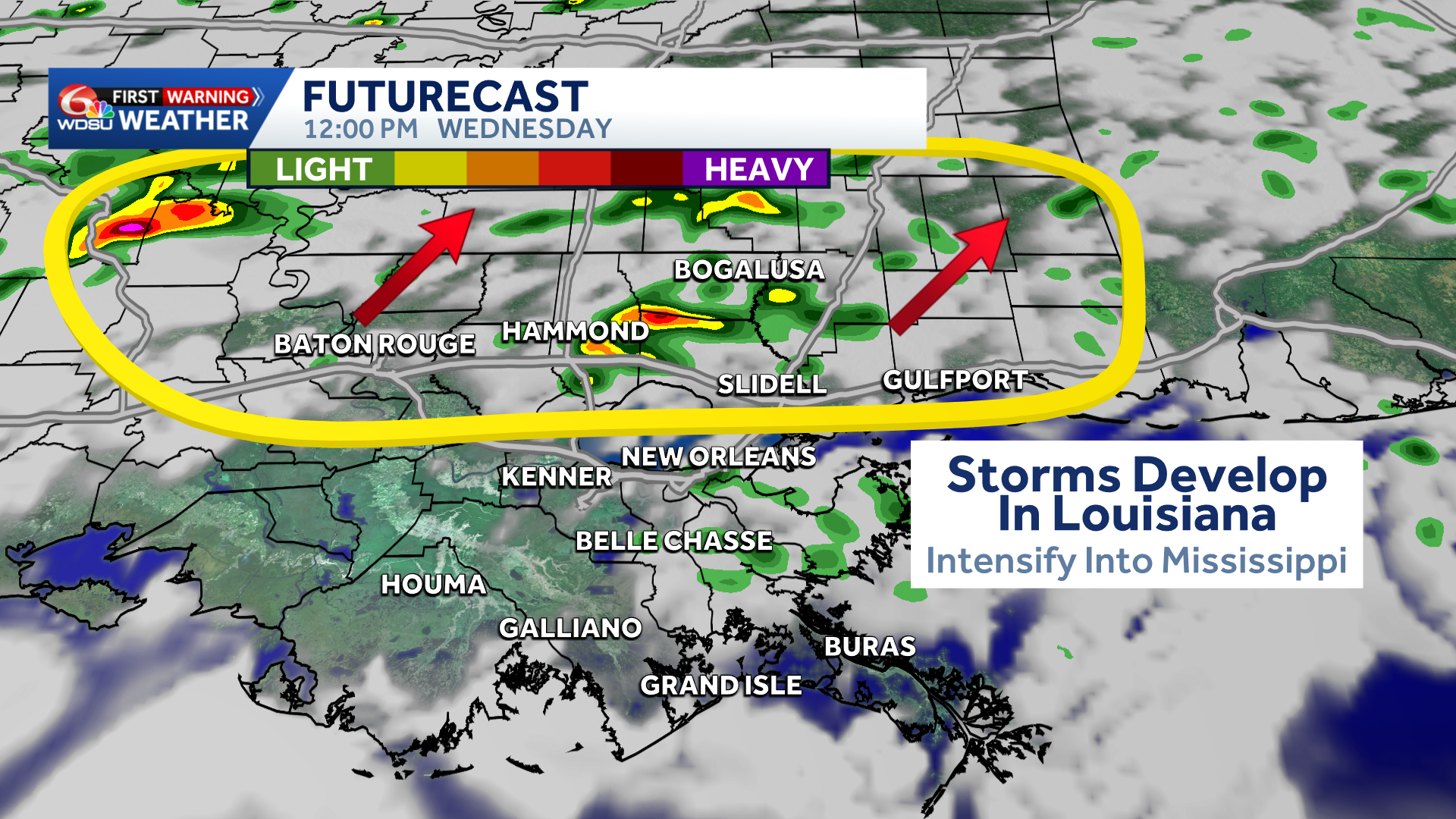 Northshore communities could see stormy weather
