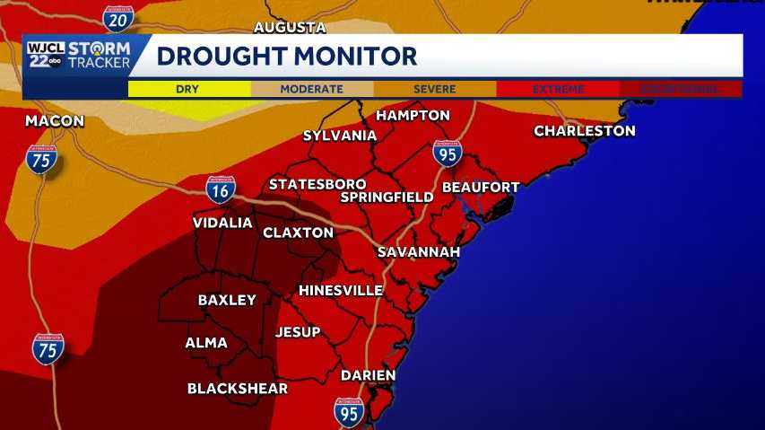 Dry weather continues for Southeast Georgia and the Lowcountry this week