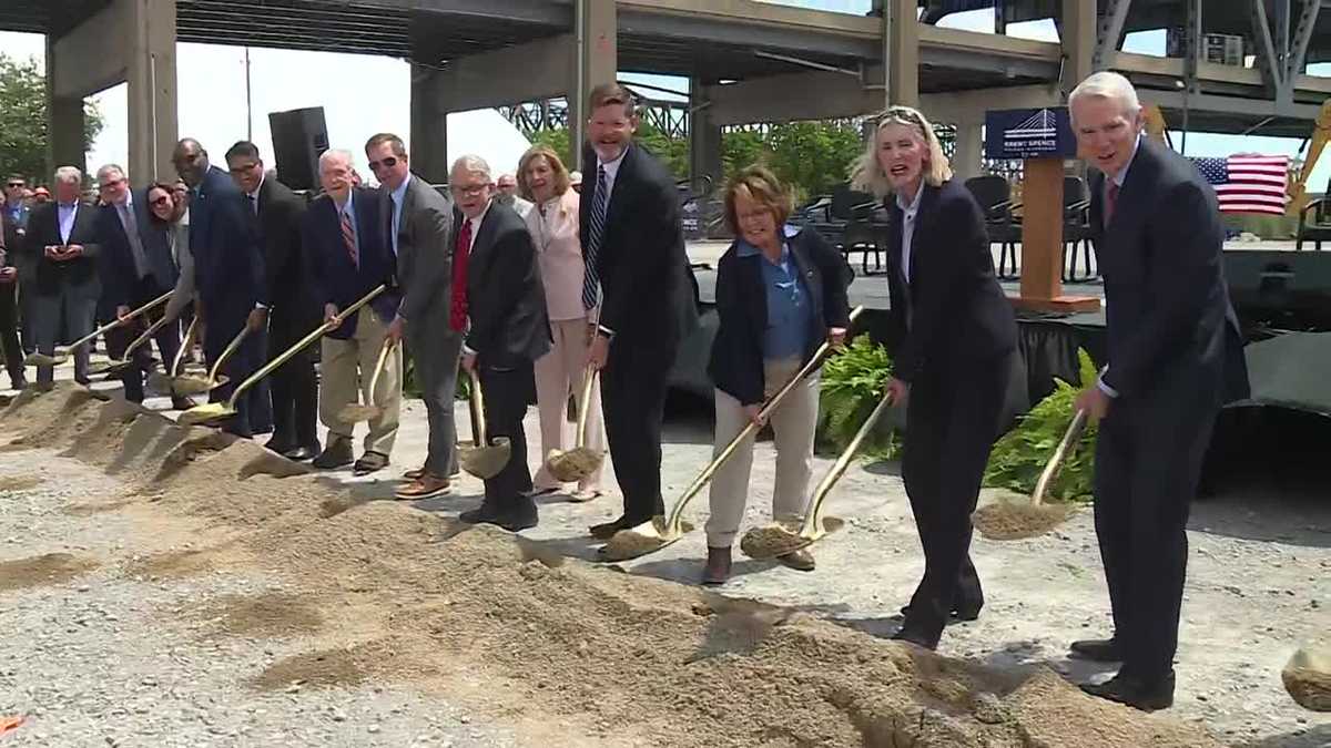 Ground broken on Brent Spence Corridor Project with Ohio, Kentucky governors, leaders in attendance