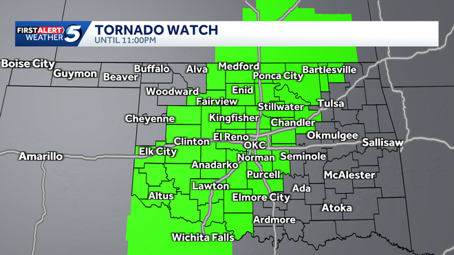 oklahoma tornado watch april 14, 2026