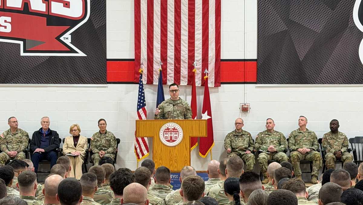 Welcome home, Timberwolves. Members of Maine National Guard are back from the Middle East
