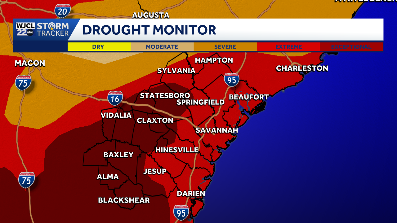 Some much needed rain is on the way for SE Georgia and the Lowcountry ...