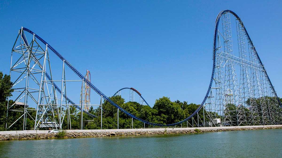 Roller coaster shuts down at Cedar Point after metal bracket comes ...