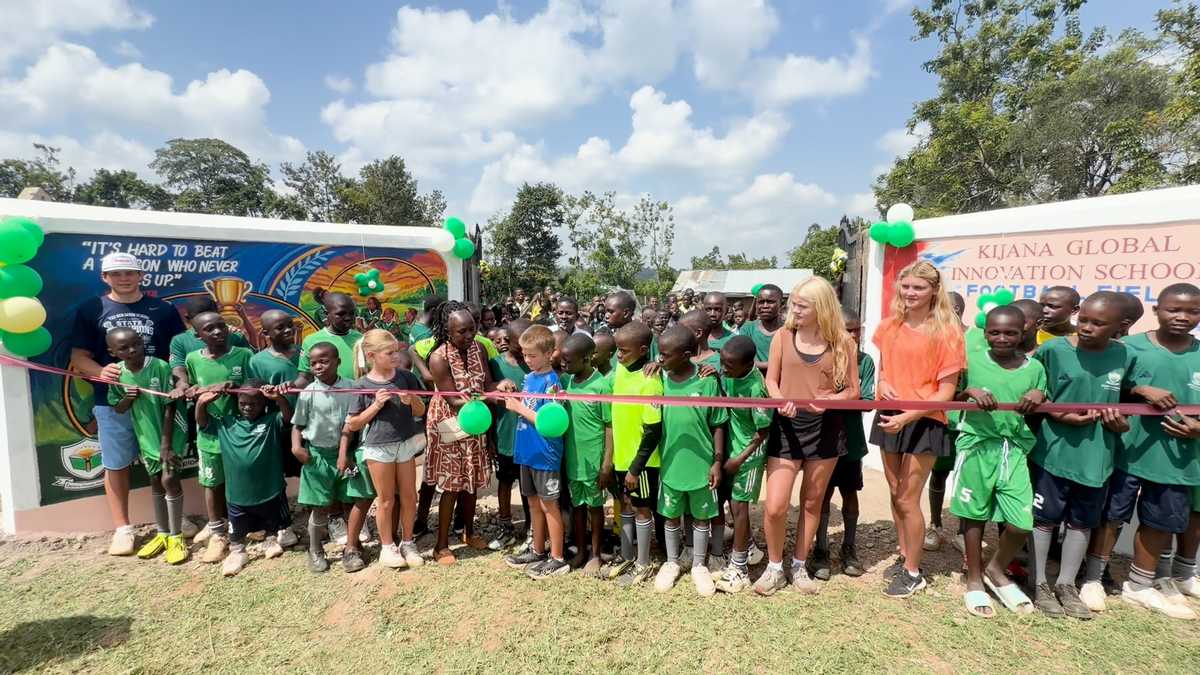 New Sports field in Kenyan Village comes to life thanks to Benjamin School Students fundraiser