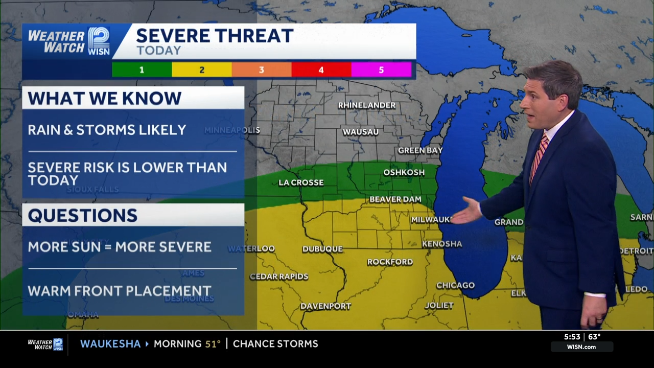 Impact Day: Flooding & strong storms possible