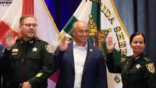 Indian River County Sheriff Eric Flowers sworn in as chairman of Florida Sheriffs Association