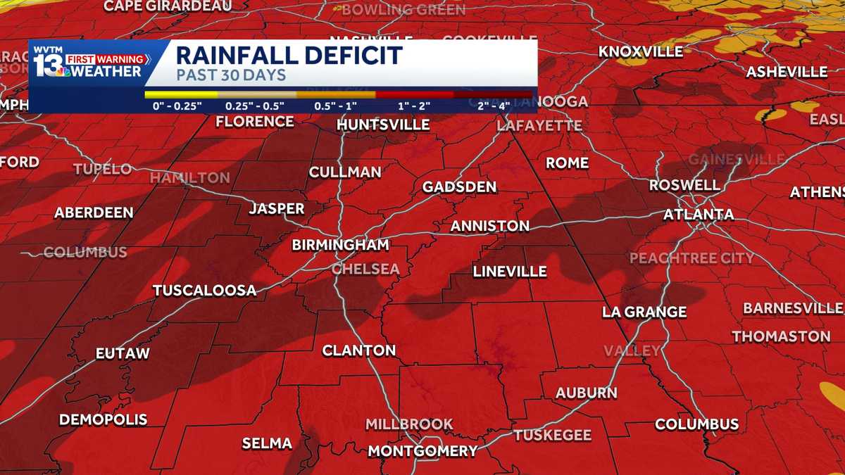 Warmer weather sticks around in Alabama's forecast