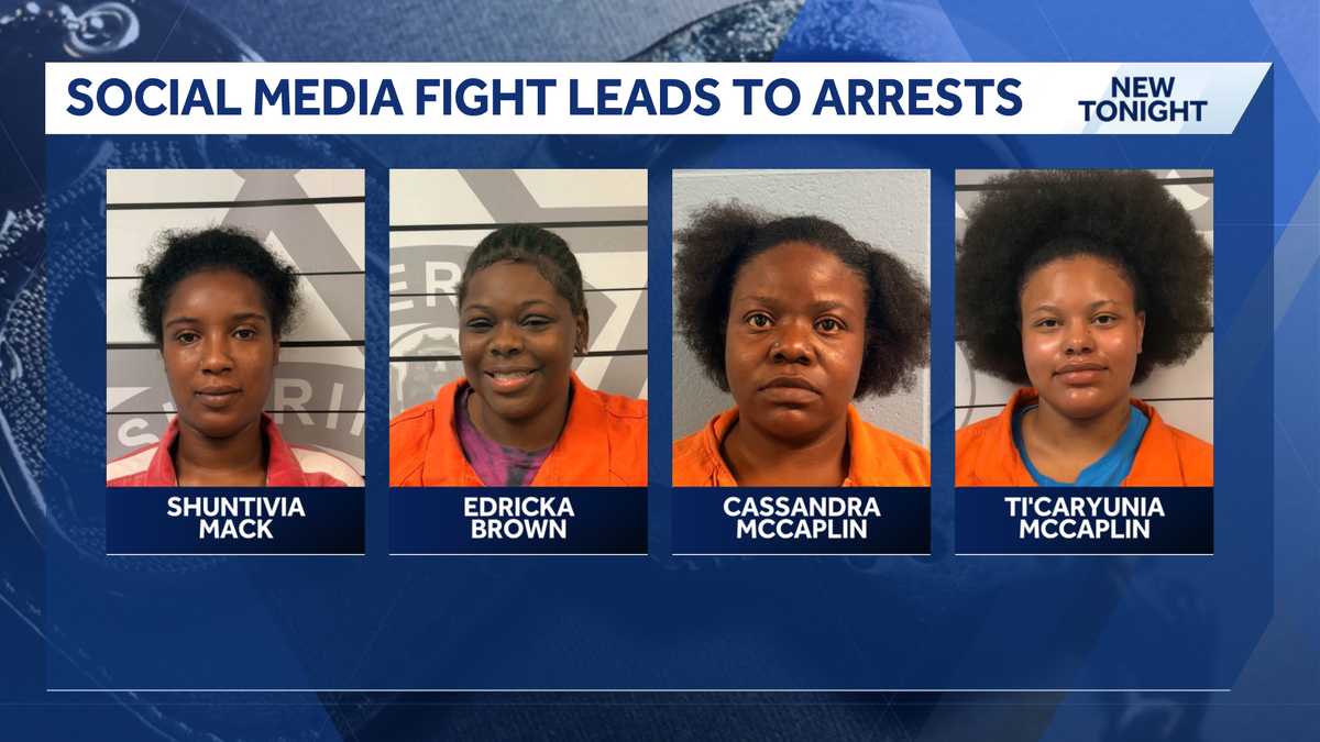 Four arrested after fight posted on social media in Claiborne County
