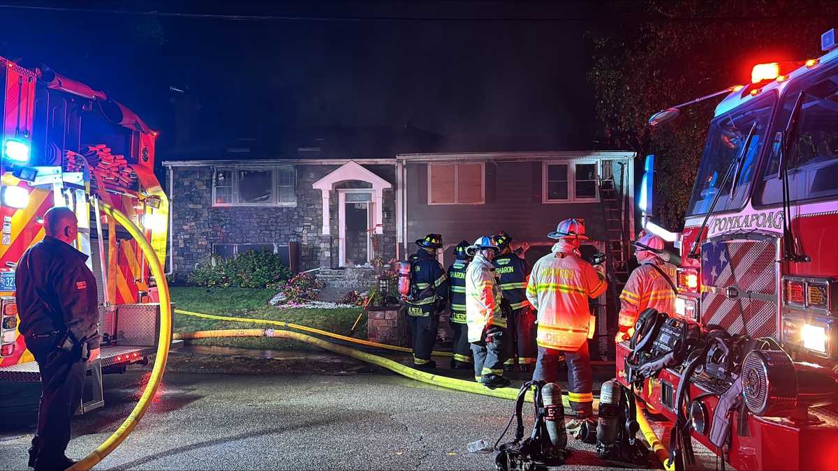 Firefighter hospitalized after fire rekindles at Canton home where resident suffered burns