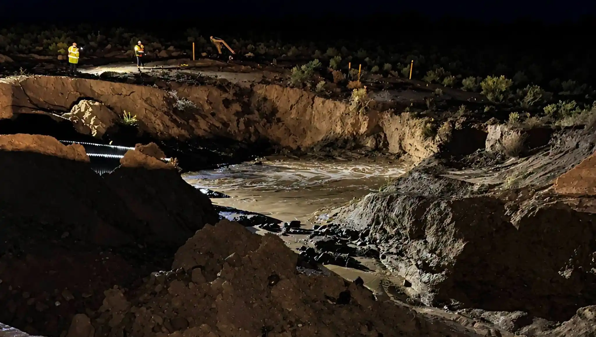 New Mexico National Guard makes foot rescue near Chaco Canyon for infant having seizures