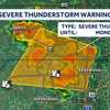 A Severe Thunderstorm Warning issued for Hancock County