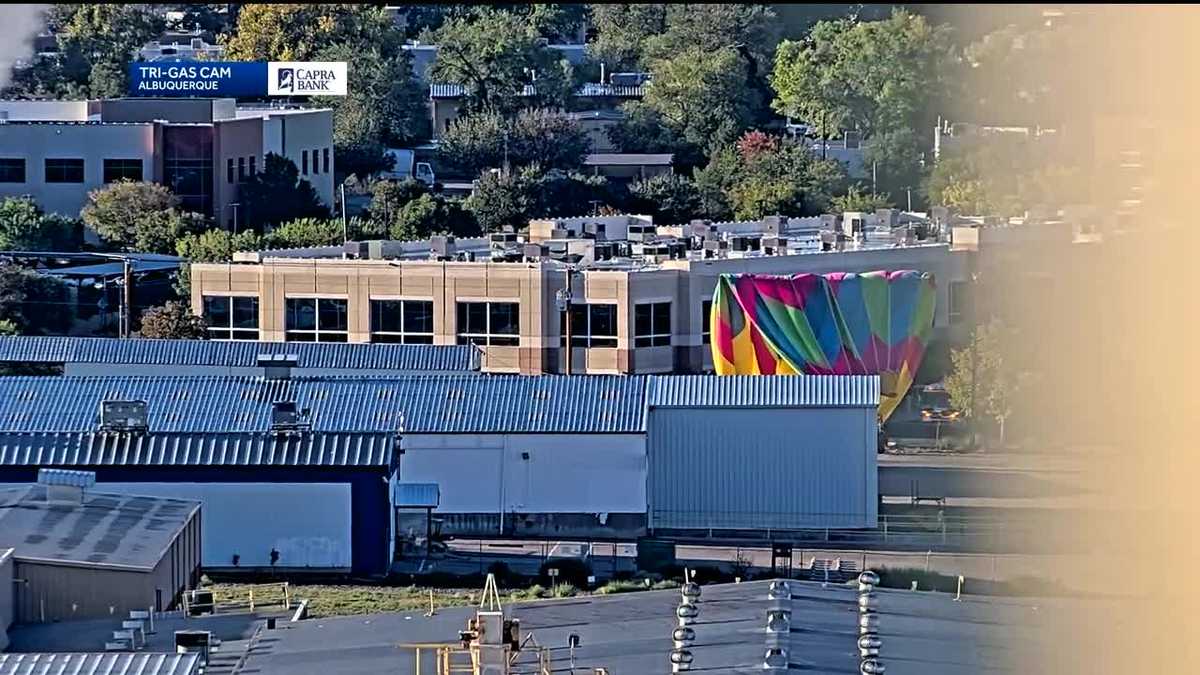 Balloon crashes into powerlines near Balloon Fiesta Park - KOAT