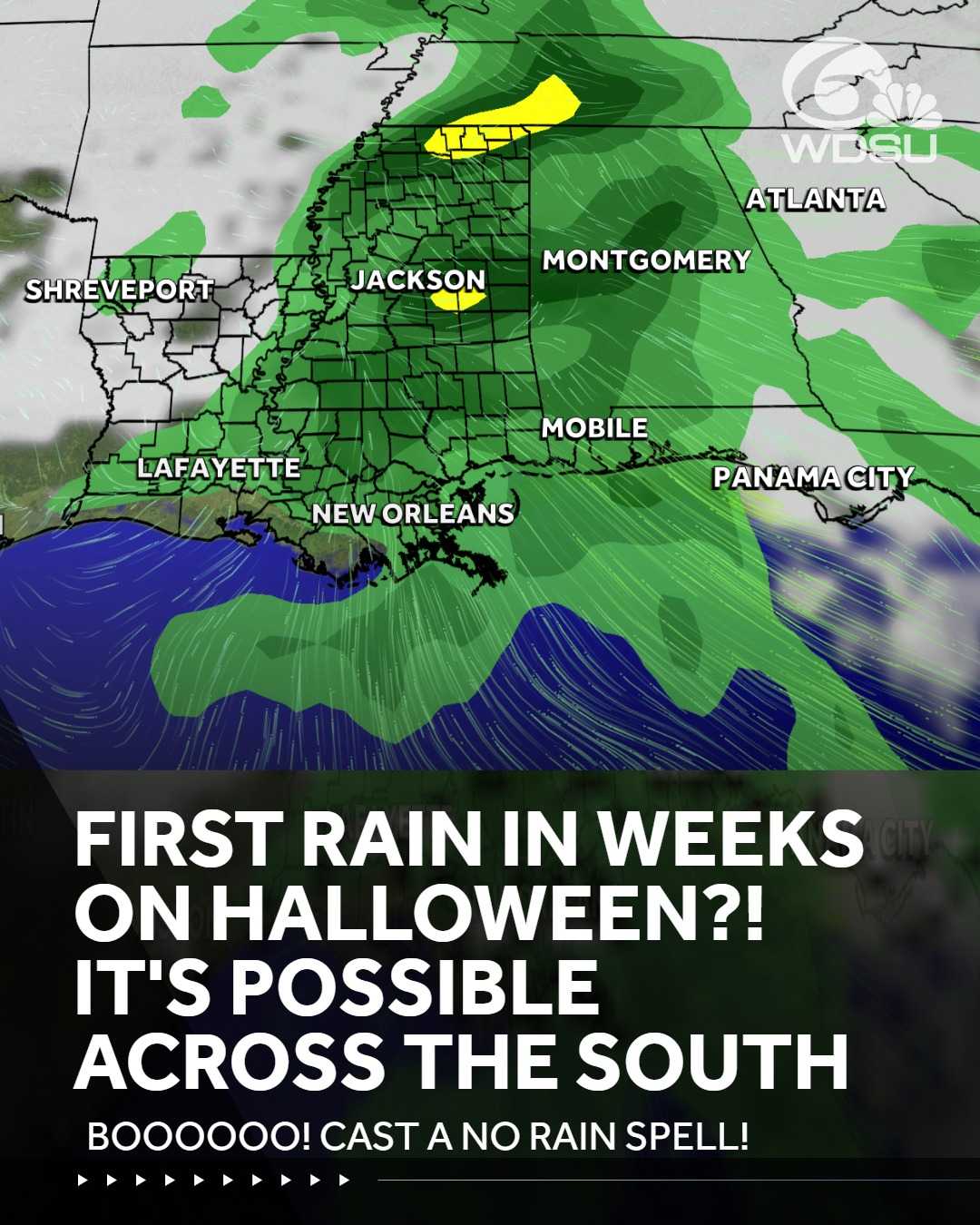 Halloween Rain Could End Our Weeks-Long Dry Spell - WDSU