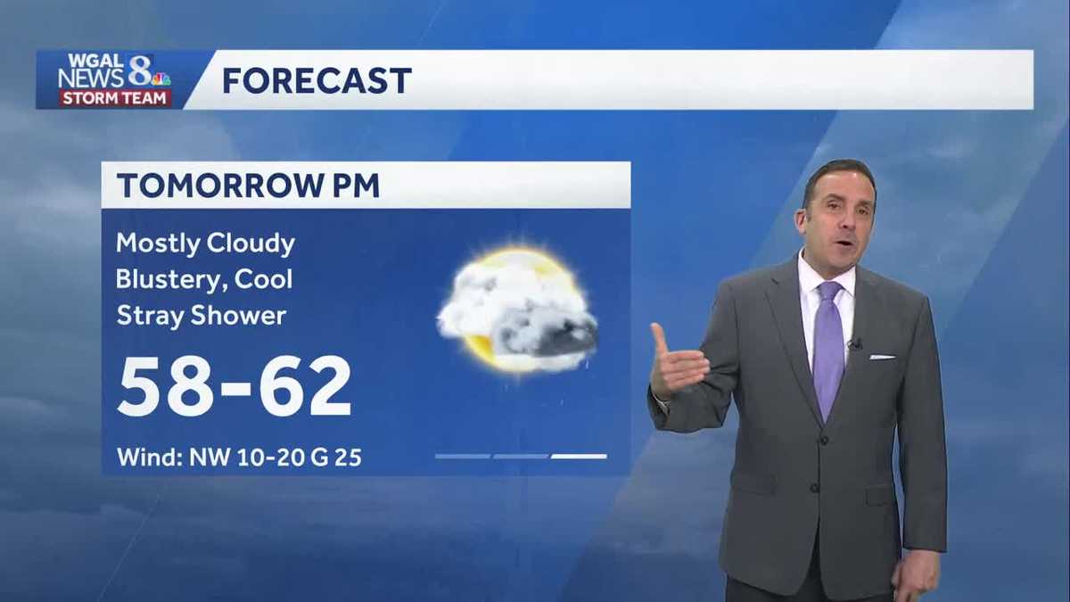 Cool, breezy, gloomy Thursday; Much warmer this weekend and early next week