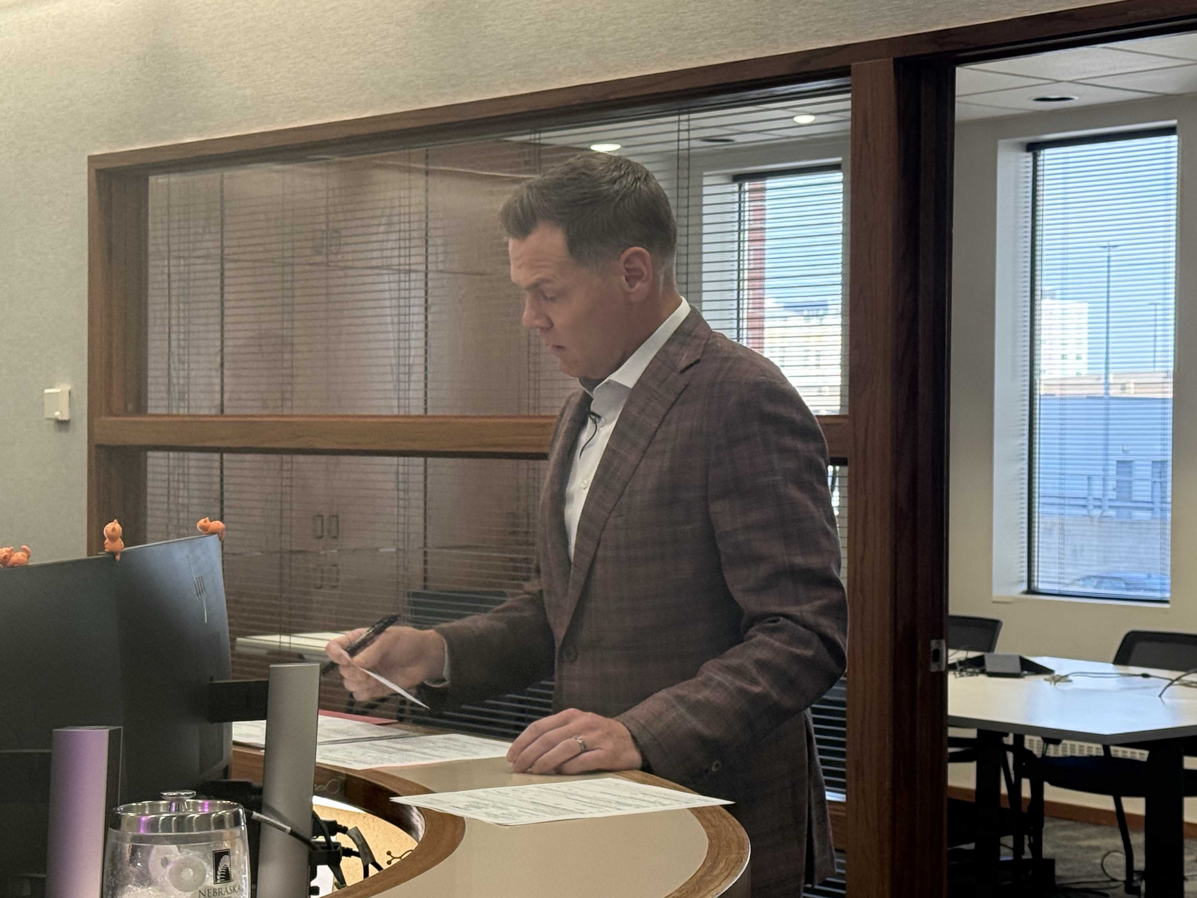 ketv.com - John Grinvalds - Brett Lindstrom renews Nebraska governor bid on America First Party ticket