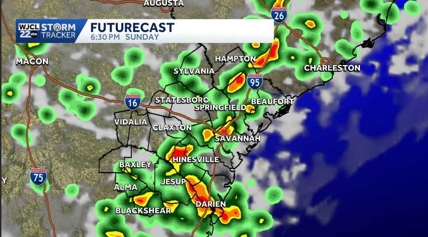 Severe storms possible in Southeast Georgia and the Lowcountry today - WJCL