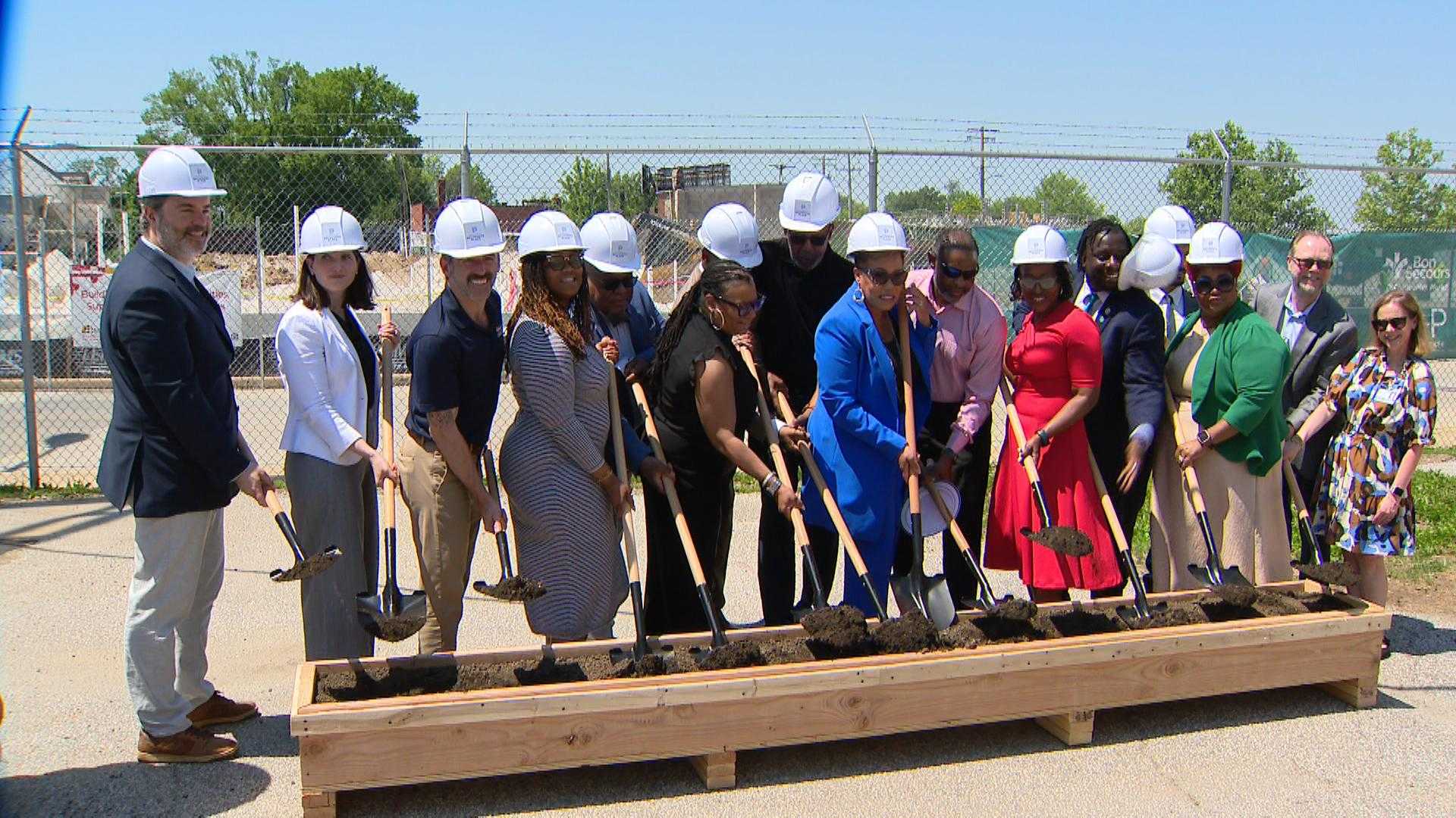 wbaltv.com - Marshall Keely - Construction begins for housing near Pimlico Race Course