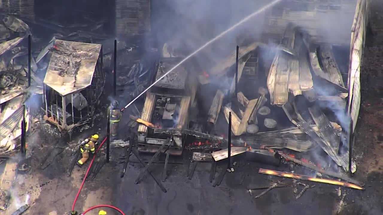 Police: Person dies after explosion and large fire at Tecumseh business