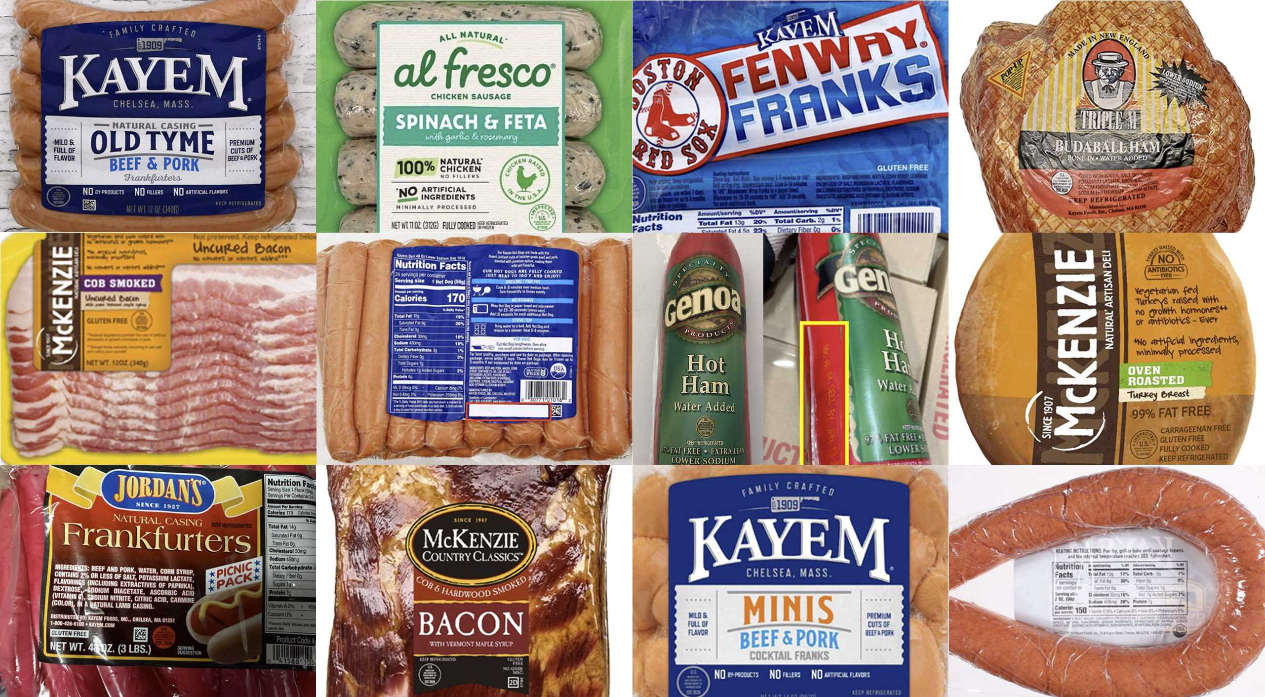 More than 1.5 million pounds of hot dogs, bacon and other meats recalled nationwide