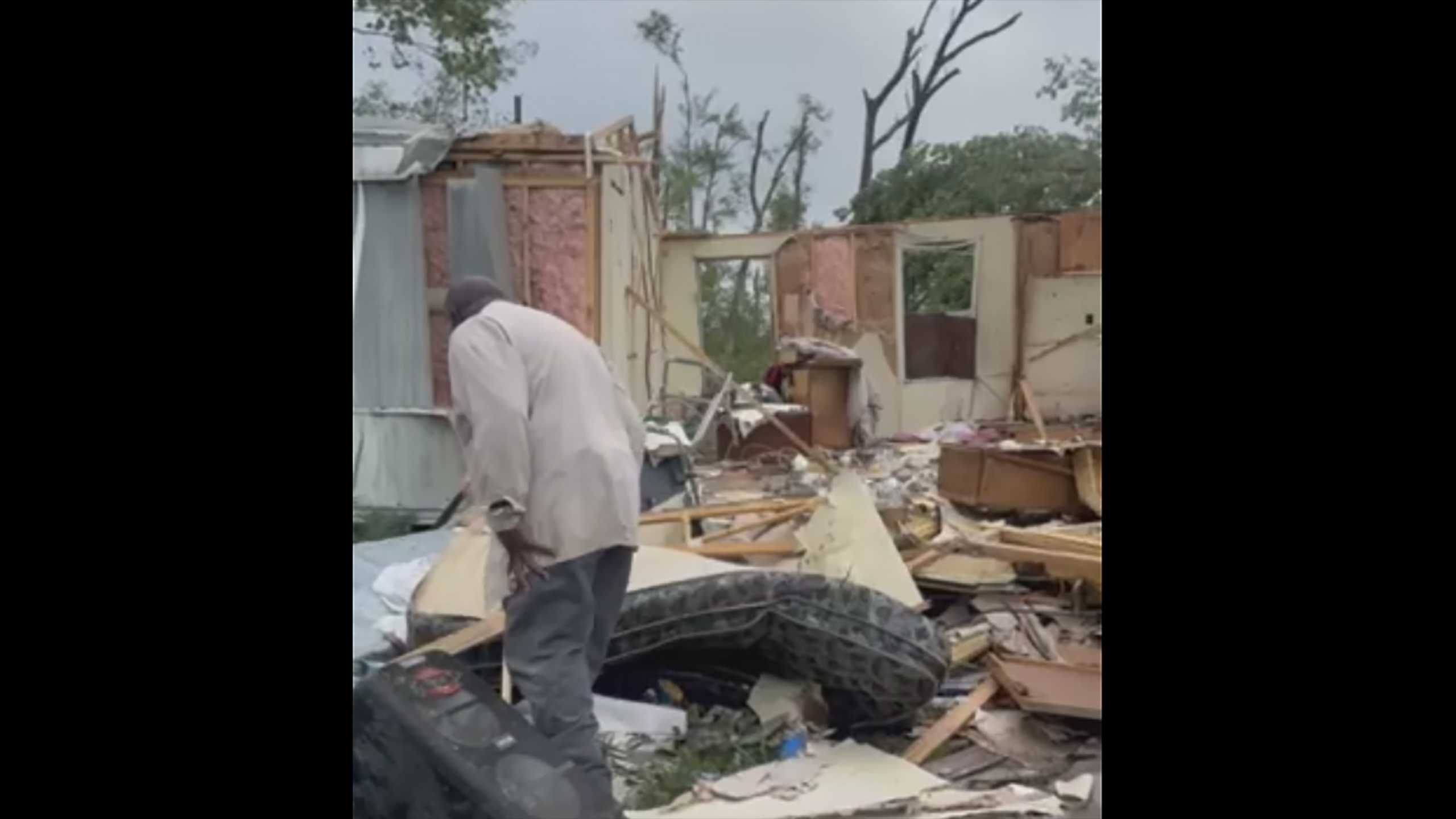 Franklin County tornado leaves family trapped and searching for shelter