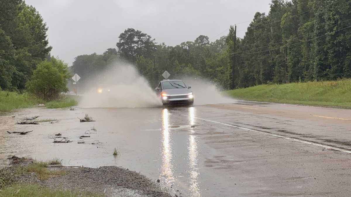 Storms flood roads, bring down already saturated trees in Mississippi